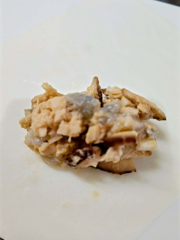 レンコンと海老の春巻き