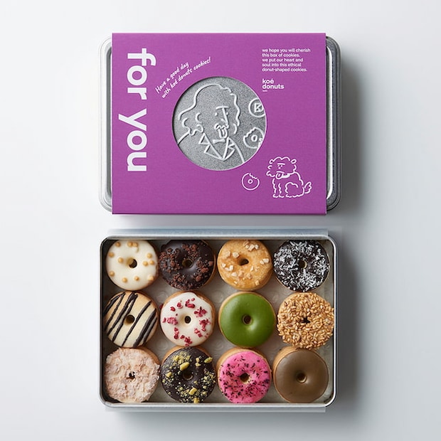 koe donutsクッキー缶ギフト