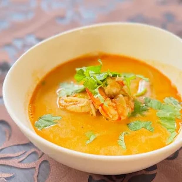 赤海老のココナッツミルクスープ