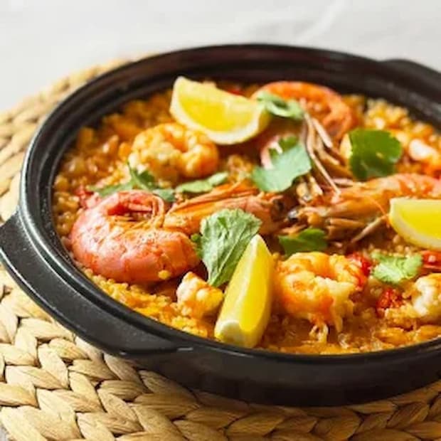 赤えびの濃厚パエリア