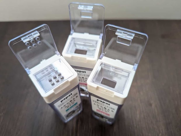 ダイソー 上から見えるスパイスボトル