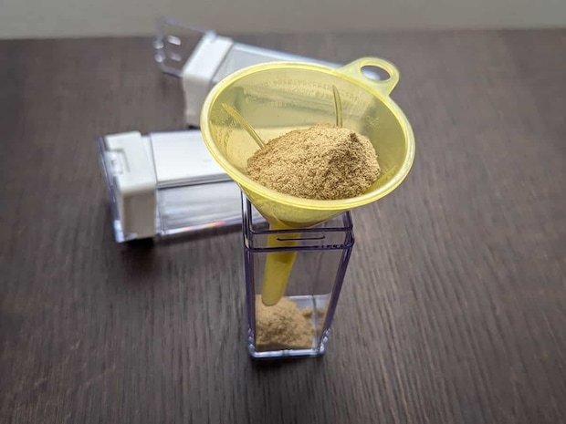 ダイソー 上から見えるスパイスボトル 使用例