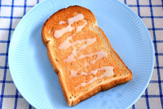 ミルクジャムを使ったパン