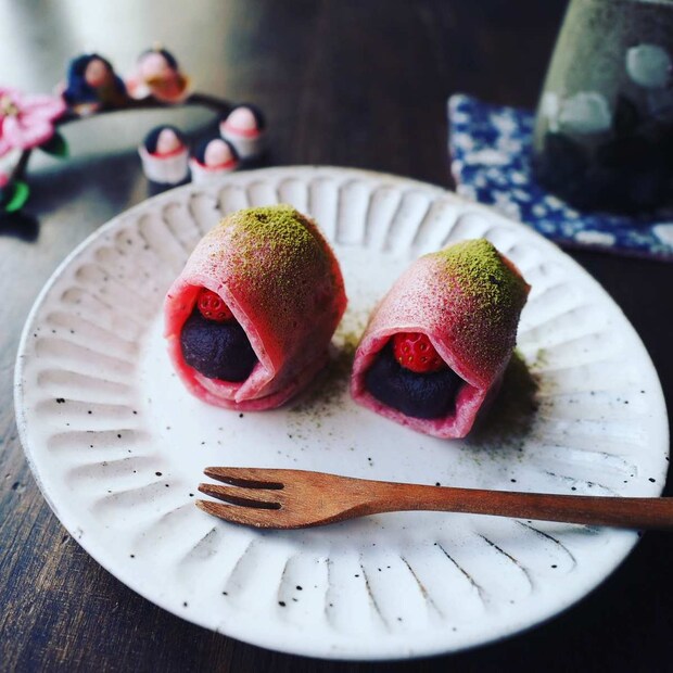 「もちもちいちご餅」レシピ