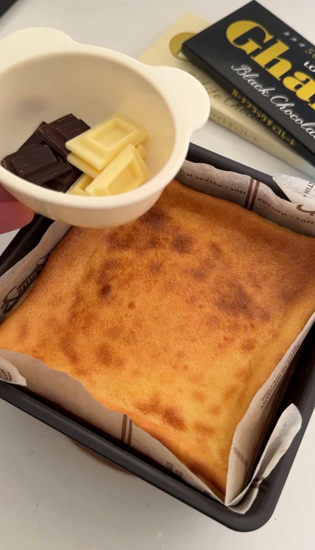 パリッチョコチーズケーキ