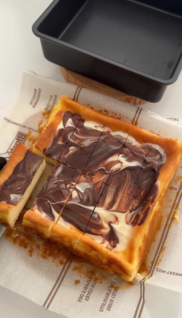 パリッチョコチーズケーキ