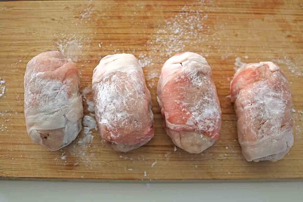 肉巻きおにぎり９