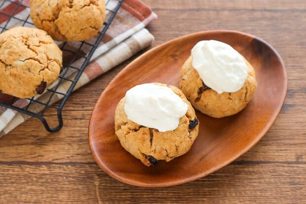 キャロットケーキ風米粉スコーン