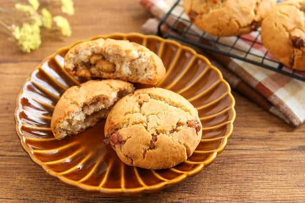 メープルキャラメルくるみの米粉スコーン