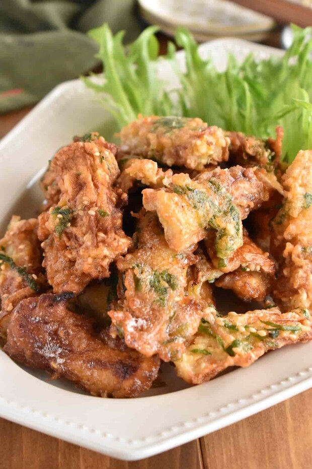 ちくわの甘辛揚げ