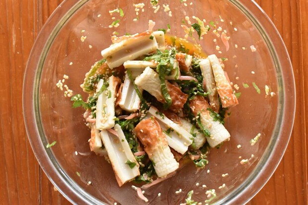 ちくわの甘辛揚げ