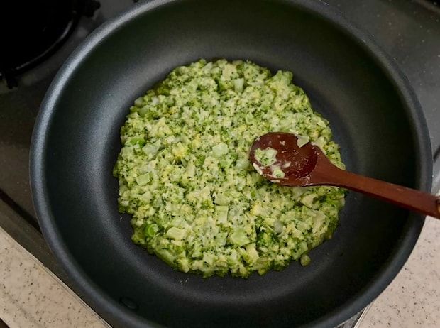 ブロッコリーチヂミ