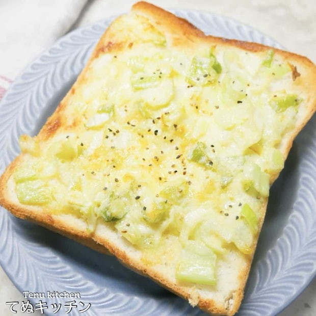 てぬキッチンさん ねぎマヨトースト