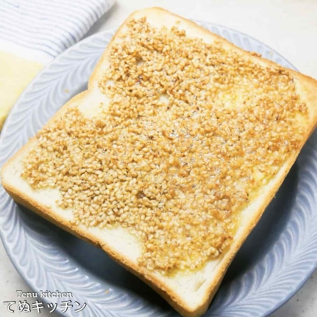 てぬキッチンさん ごまマヨトースト