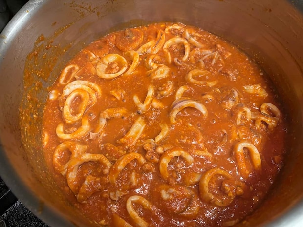 いかのセート風煮込み　行程7