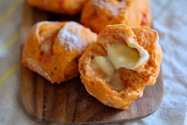 「“トマト味” のドデカパン」レシピ