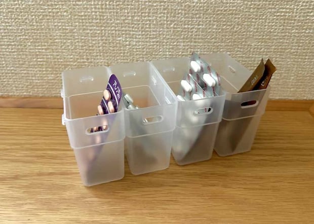 引き出しのごちゃごちゃを解消!セリア「こまごま整理カップ」