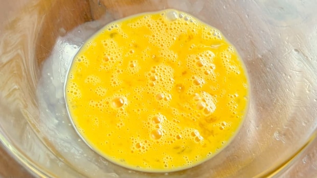 アスパラと卵のマヨあえ