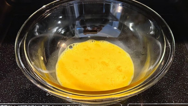 アスパラと卵のマヨあえ