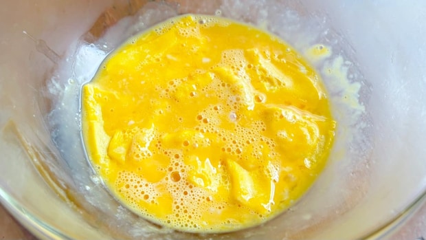 アスパラと卵のマヨあえ