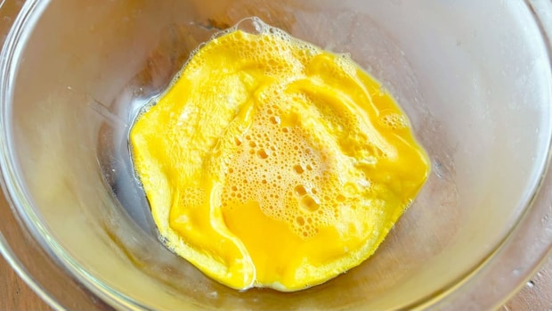 アスパラと卵のマヨあえ