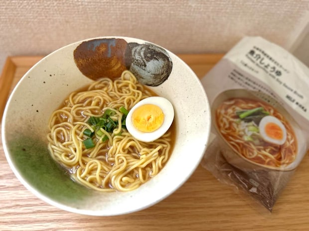 まるで生麺！無印良品「魚介しょうゆラーメン」が即席ラーメンとは思えないクオリティ
