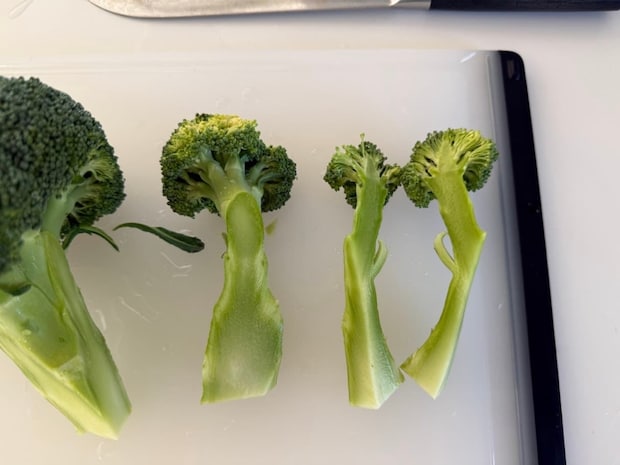 房の部分は手でさく