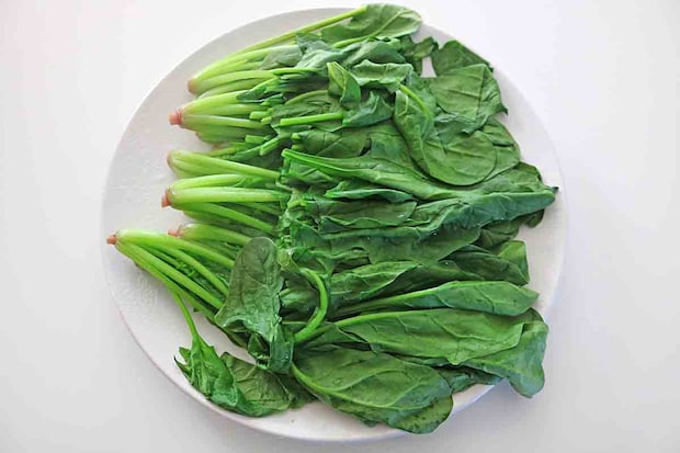 ほうれん草サラダ４