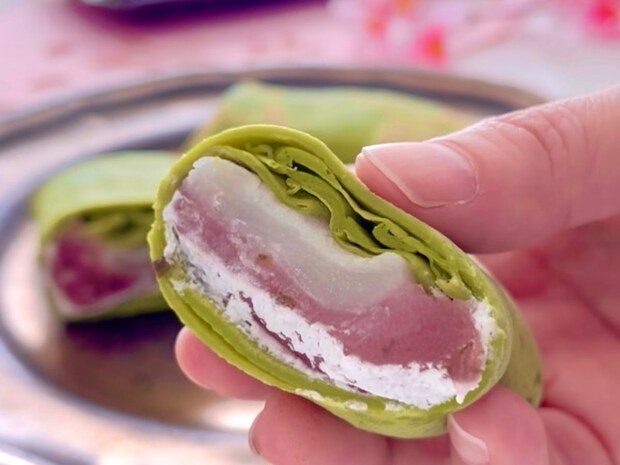 抹茶クレープ