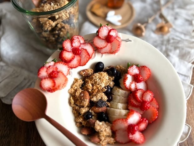 いちごの飾り切り