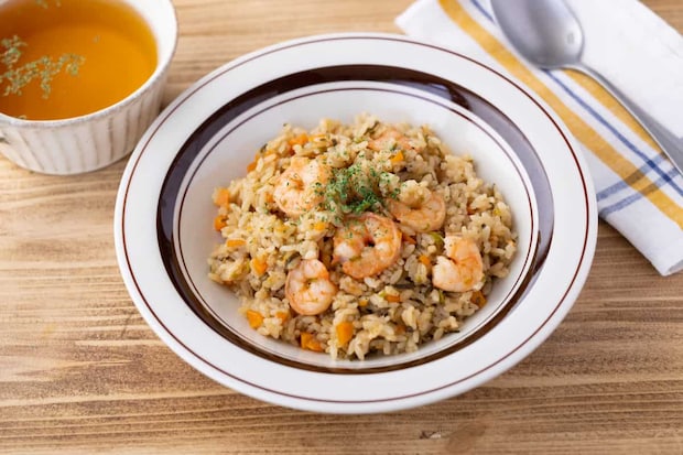 もあいかすみさん えびピラフ