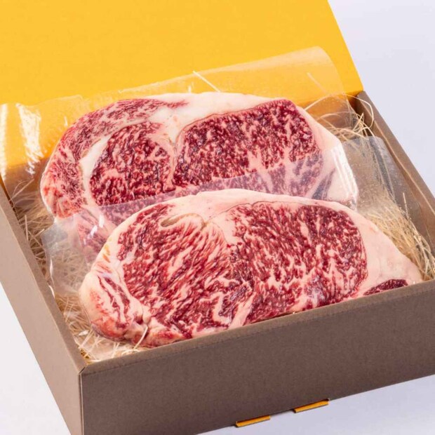【ギフトセット】モッタイナイビーフ 黒毛和牛厚切りステーキ 2枚（250g×2）