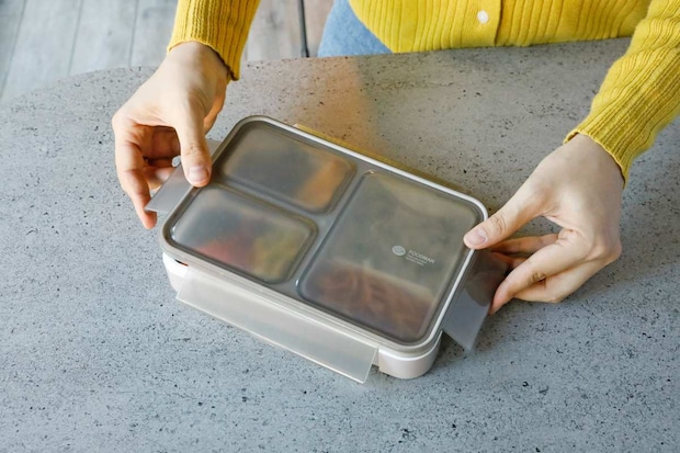 薄型弁当箱 抗菌フードマン600ml