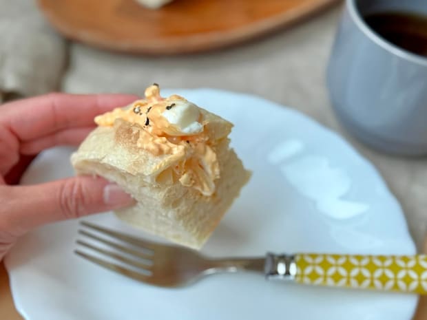 アクセントにブラックペッパー