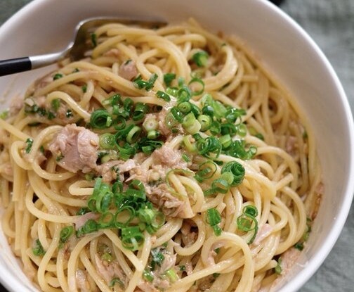 後味すっきり！旨味たっぷり「ツナ×ポン酢のパスタ」