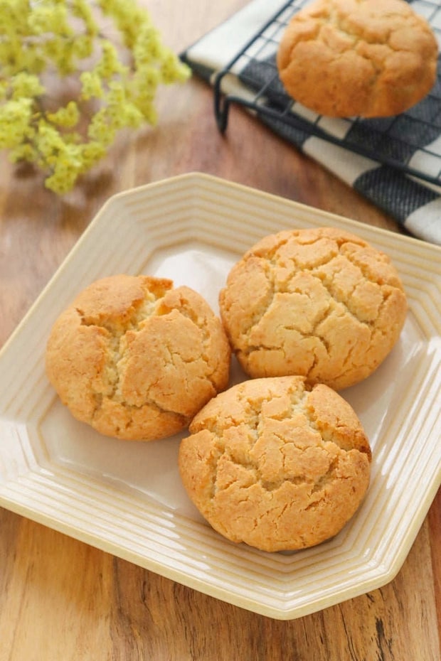 管理栄養士ゆきぼむさんのマイベストレシピグルテンフリー 豆腐の米粉スコーン【小麦・卵・乳不使用】