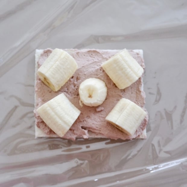 チョコバナナのフルーツサンド