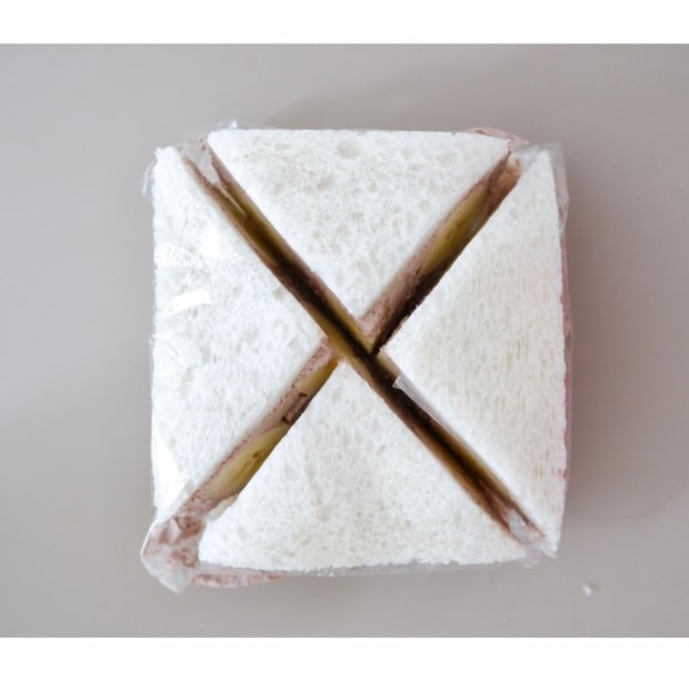 チョコバナナのフルーツサンド