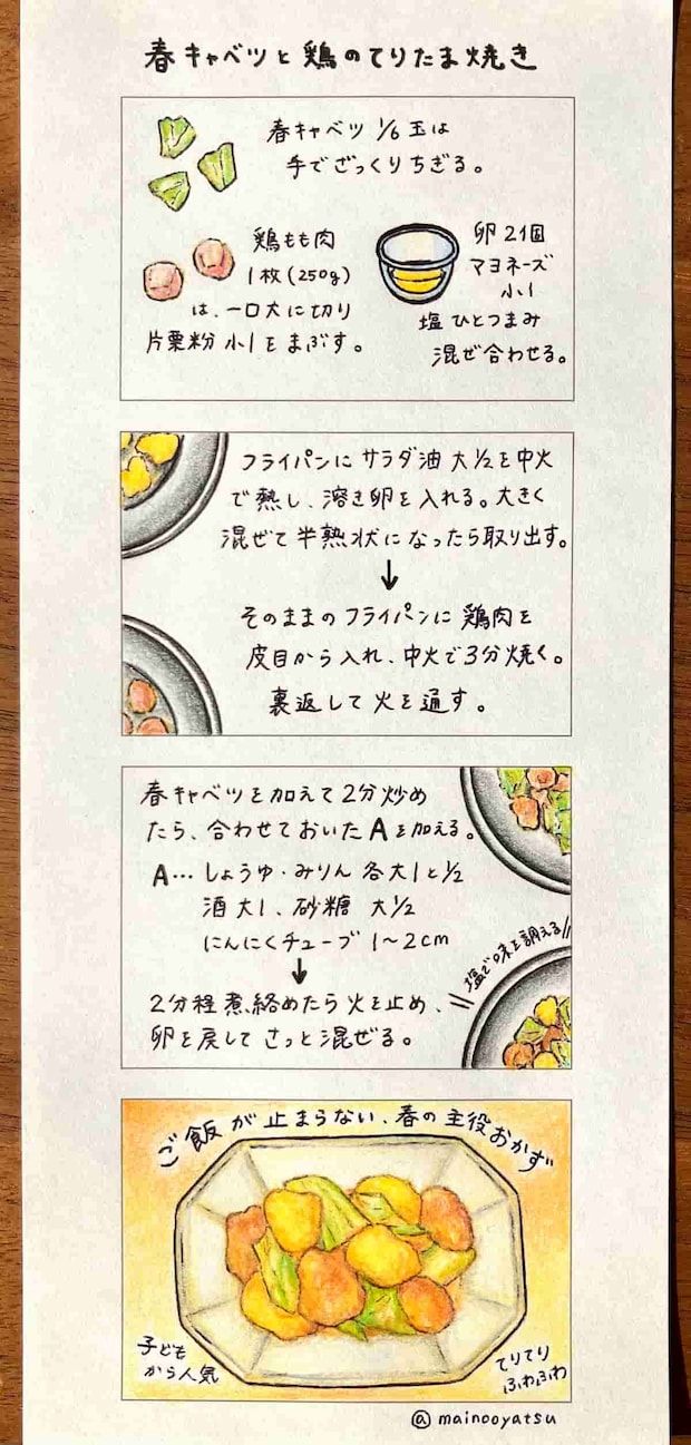 ４コマレシピ