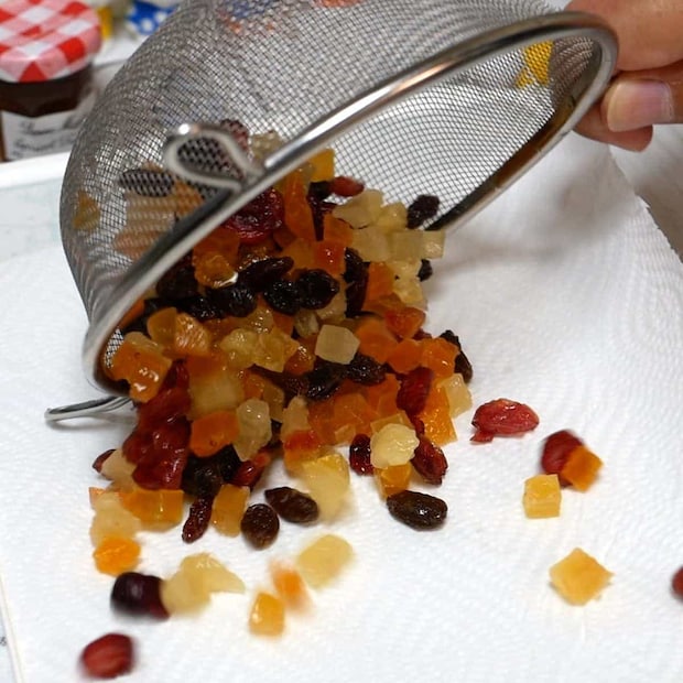 フルーツパウンドケーキ手順01