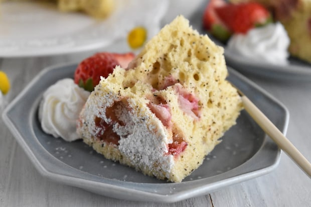 レンジシフォンケーキ