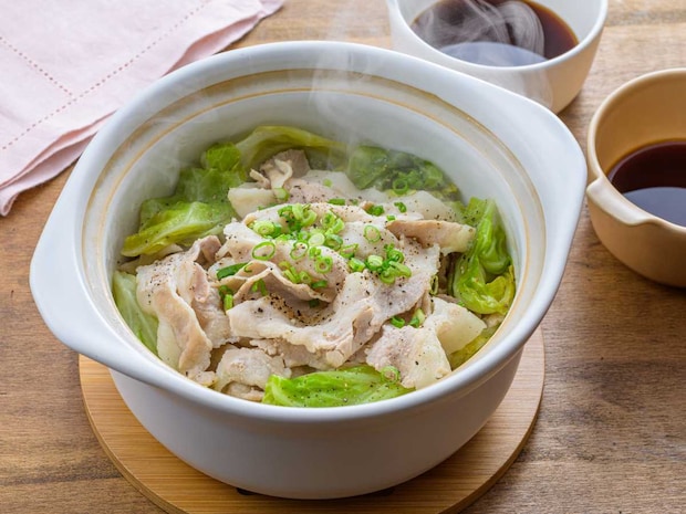 「キャベツの無水鍋」レシピ