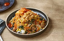 レンチンで完成！チーズとろける「腸活ビビンバ」がおいしすぎる