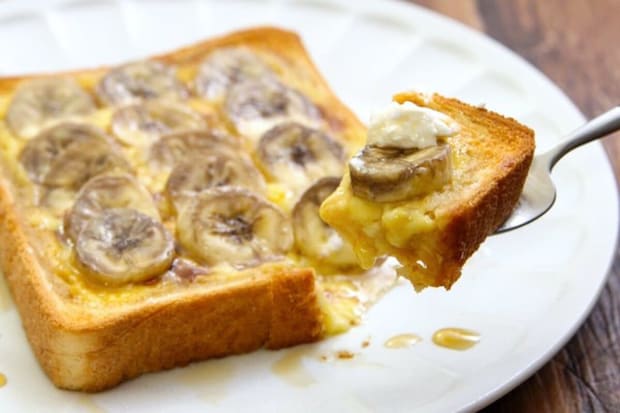 食パンには「バナナ」を合わせて！甘くて幸せになるレシピ