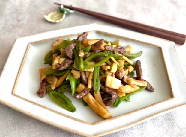 青椒肉絲風