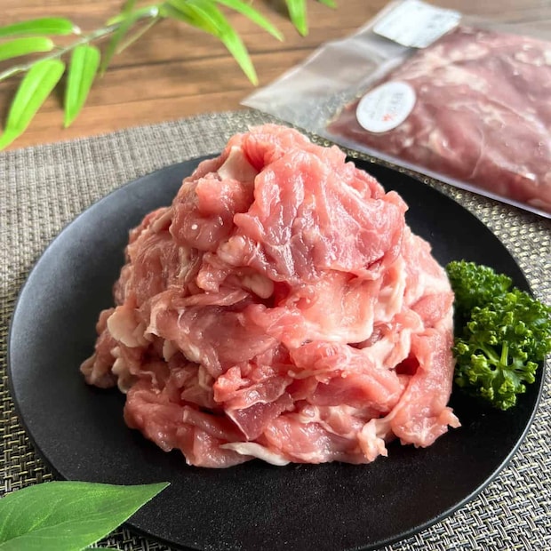 火の本豚 切り落とし 1.1kg（550g×2個セット）