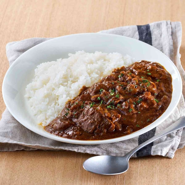 煮込み用ブロック肉でカレー