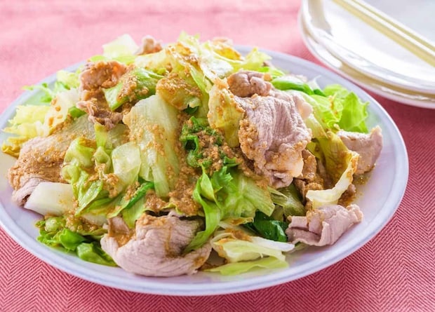 「豚肉とレタス」だけで絶品！簡単豚しゃぶサラダの作り方