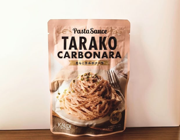 カルディ「たらこカルボナーラ」