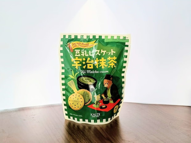カルディコーヒーファーム「豆乳ビスケット　宇治抹茶」
